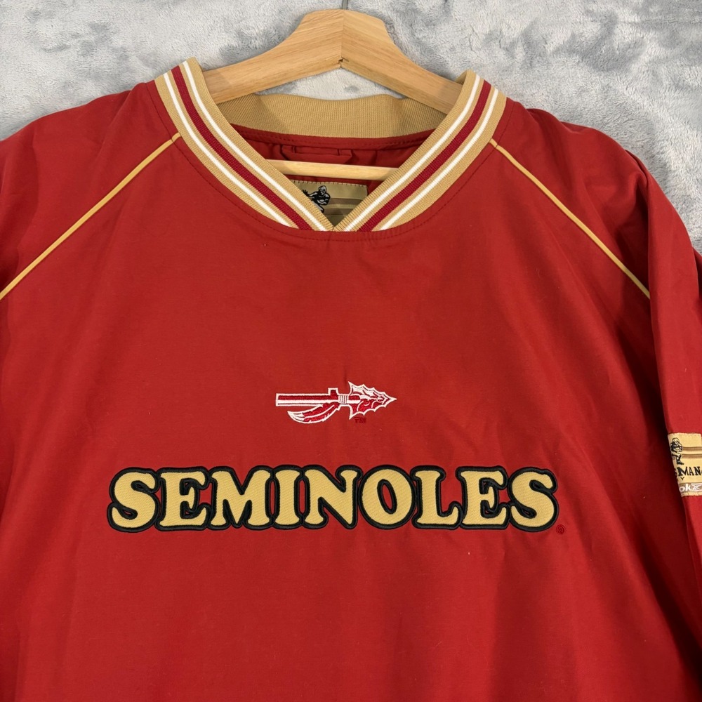 Florida State Seminoles Men's XL Heisman Collection Pullover Jacket Reebok - Picture 2 of 9